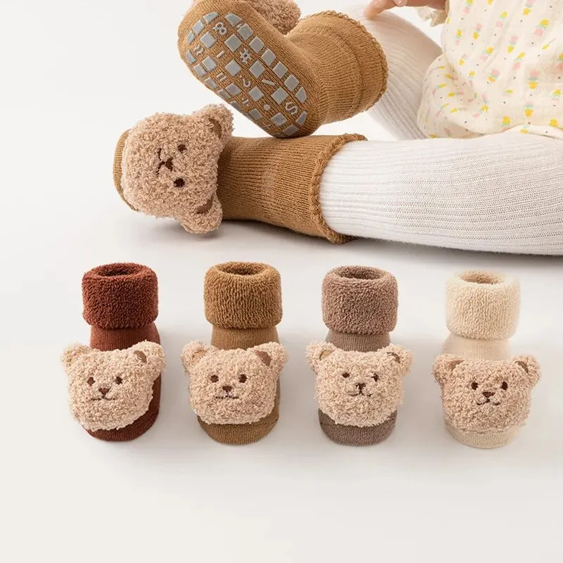 Unisex Baby Socks Non Slip - Herfst En Winter Mode Eenvoudig En