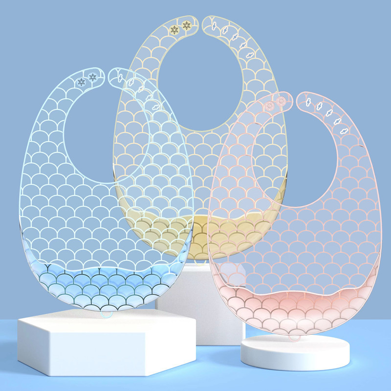 Waterproof Baby Bibs Silicone - Siliconen Slabbers Waterdichte Speeksel Handdoek Voeden