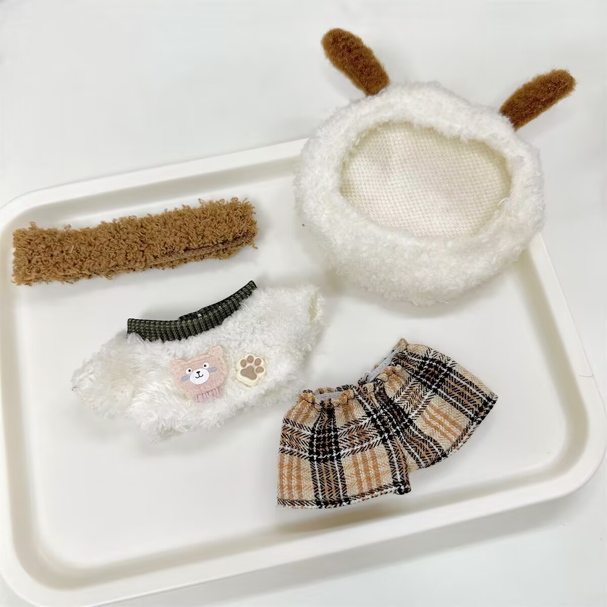 Baby Clothes - 10 cm katoenen poppenkleertjes voor herfst
