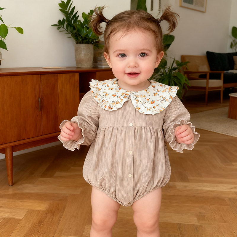 Lente Vintage pasgeboren baby  - Newborn Baby Girl Romper Floral recensie en prijs