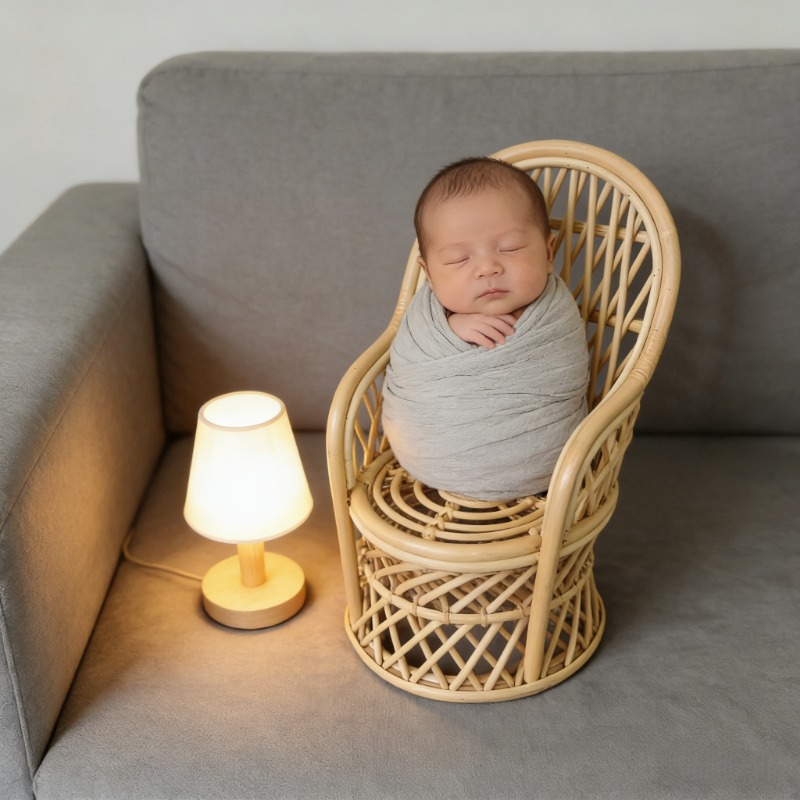 Handgemaakte vintage rotan sto - Baby Gear recensie en prijs