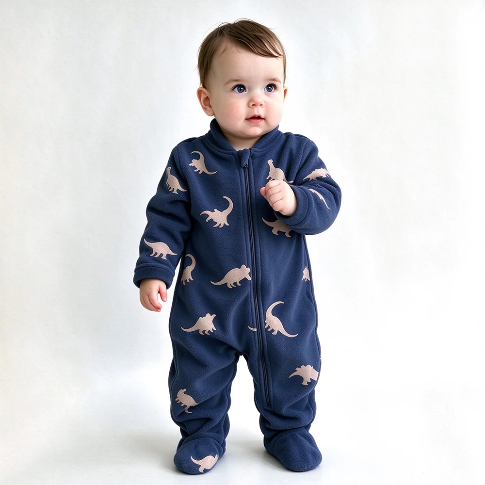 Zachte, warme babyfleece rompe - Cotton Baby Onesies Zipper recensie en prijs