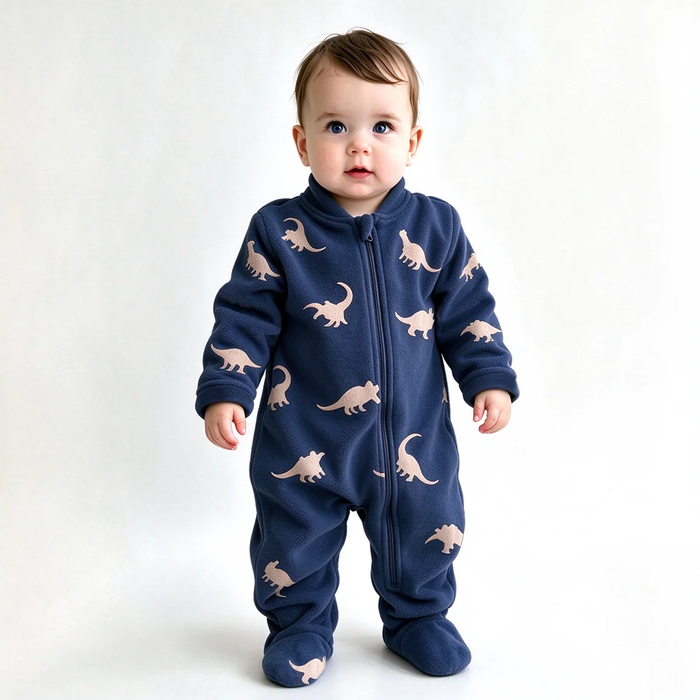 Zachte, warme babyfleece rompe - Cotton Baby Onesies Zipper recensie en prijs