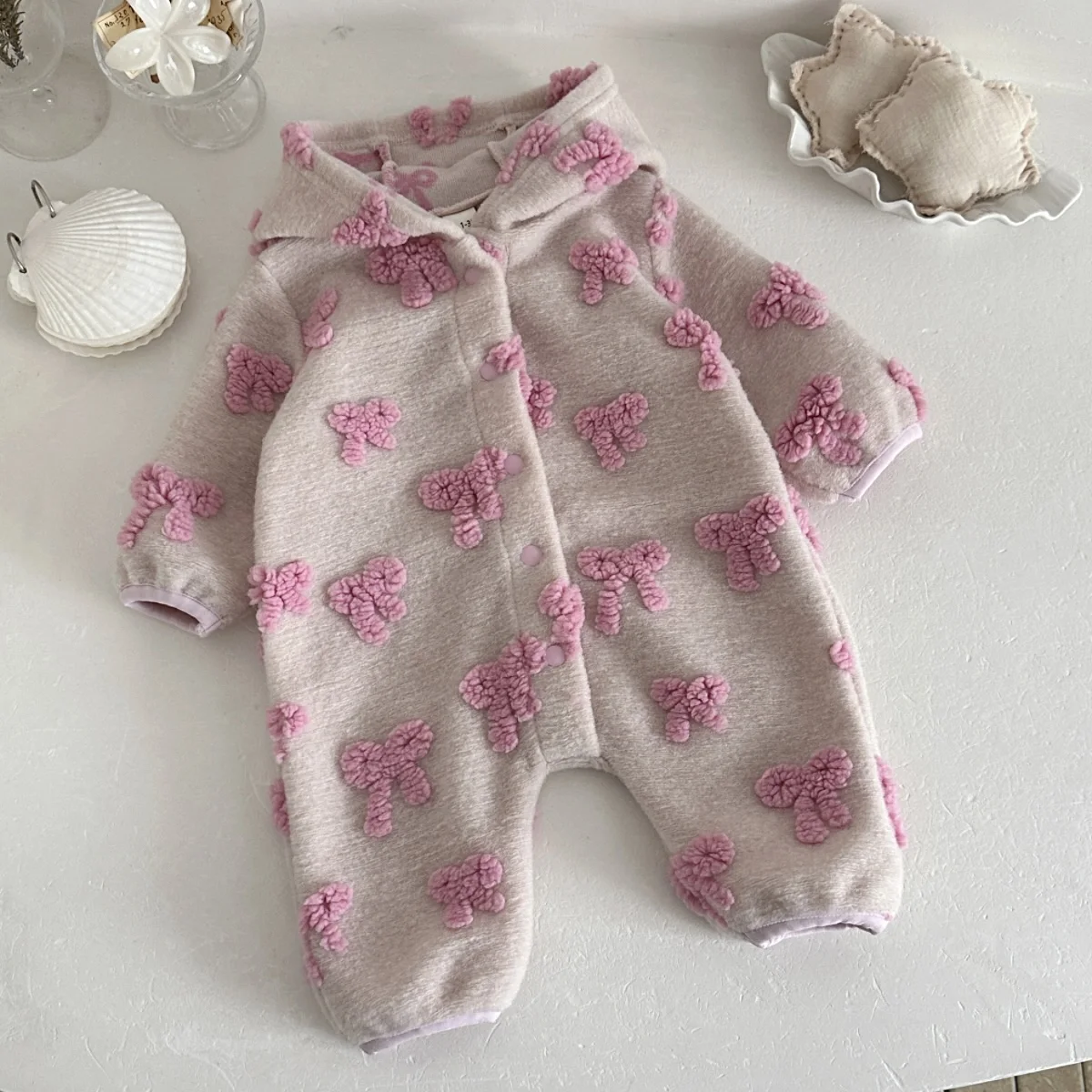 Baby meisjes romper met capuch - Newborn Baby Girl Romper Floral recensie en prijs