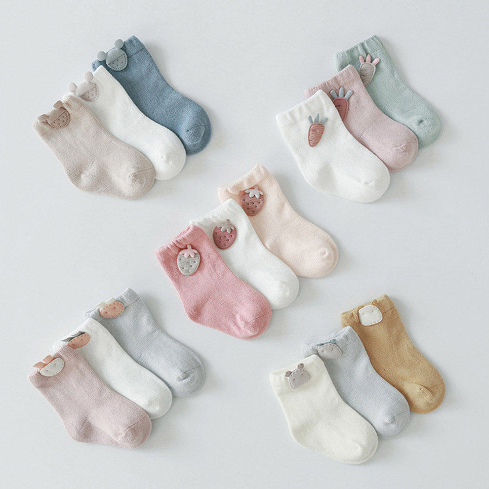 3 paar babysokjes katoen carto - Unisex Baby Socks Non Slip recensie en prijs