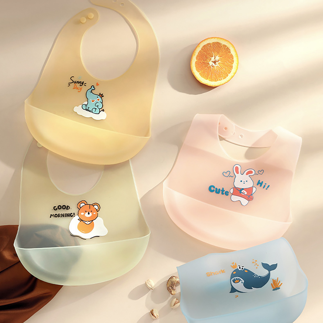 0-1 jaar Baby Siliconen Slabbe - Waterproof Baby Bibs Silicone recensie en prijs