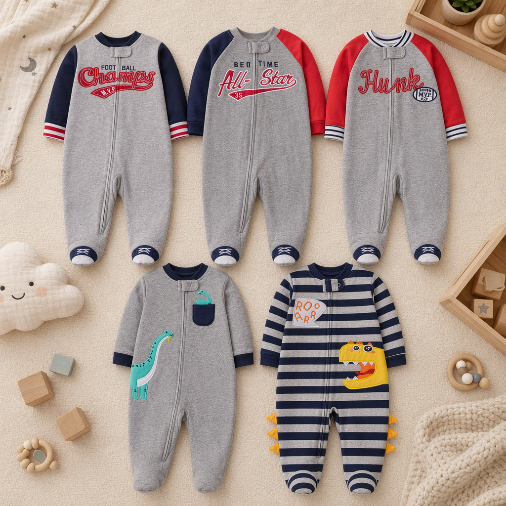 Babyjongens Dubbelzijdige Kato - Cotton Baby Onesies Zipper recensie en prijs